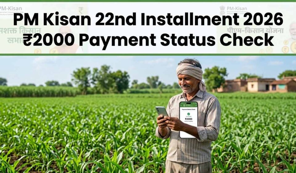 PM Kisan 22nd Installment Status Check 2026