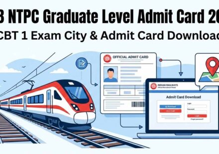RRB NTPC Graduate Level Admit Card 2026