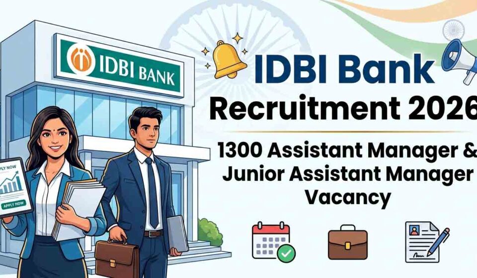 IDBI Bank Recruitment 2026