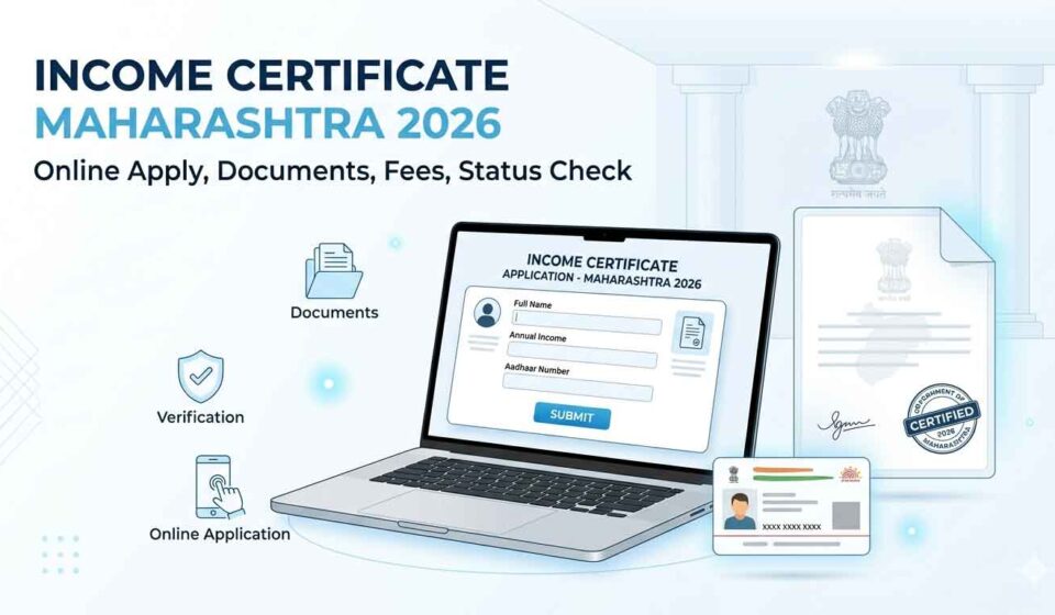 Income Certificate Maharashtra 2026 online apply document guide