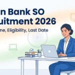 Indian Bank SO Recruitment 2026