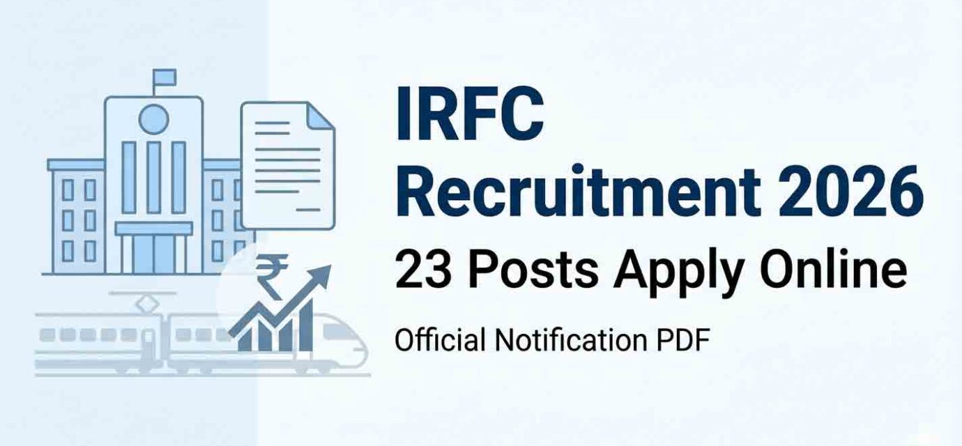 IRFC Recruitment 2026