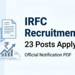 IRFC Recruitment 2026
