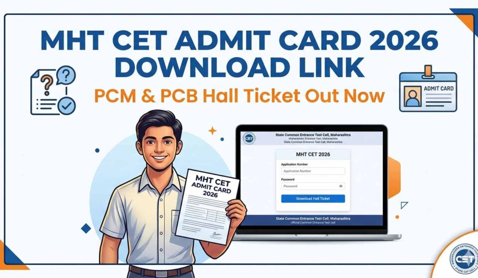 MHT CET Admit Card 2026