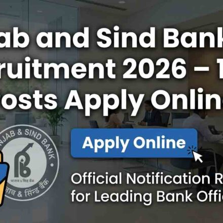 Punjab and Sind Bank LBO Recruitment 2026