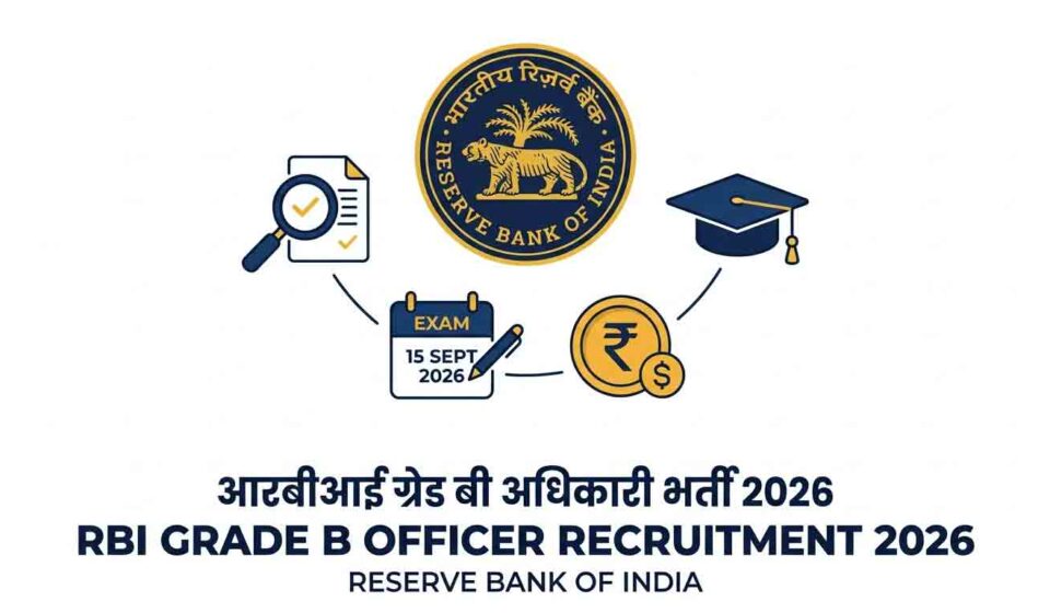 RBI Grade B Officer Recruitment 2026