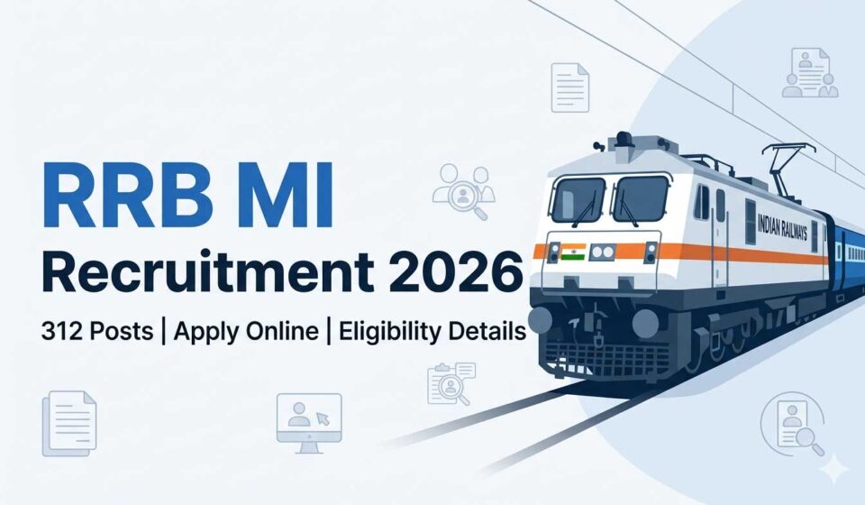RRB Ministerial and Isolated Recruitment 2026
