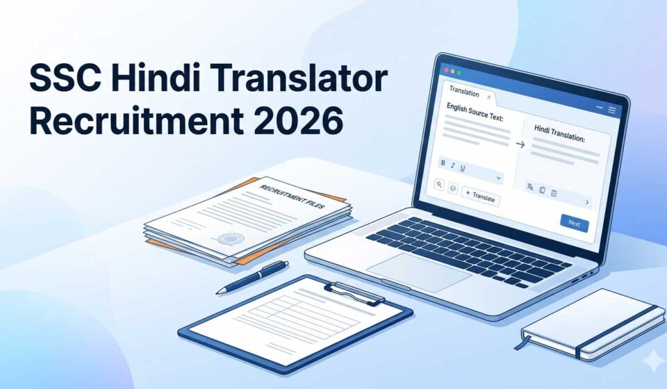 SSC Hindi Translator Recruitment 2026