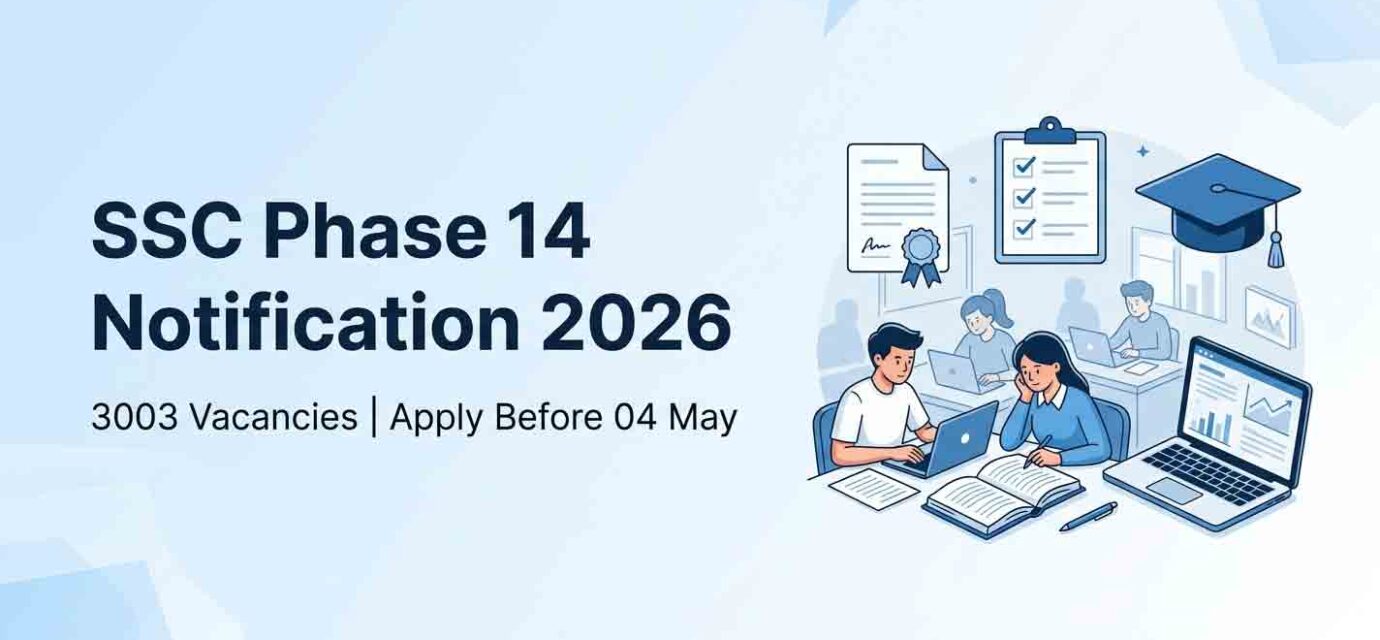 SSC Selection Post Phase 14 Notification 2026