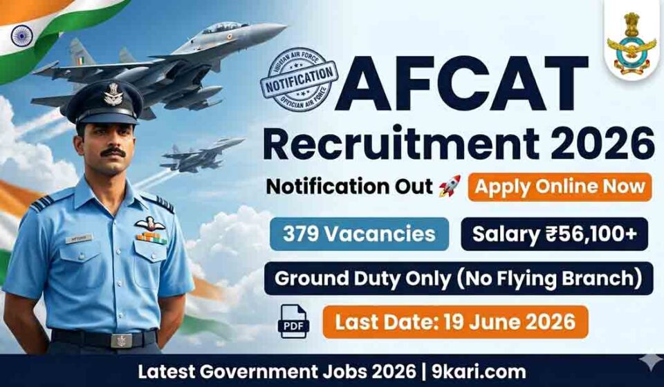 AFCAT Recruitment 2026