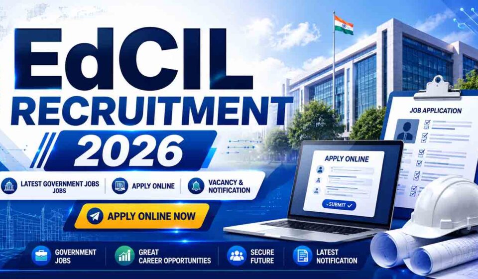 EdCIL Recruitment 2026