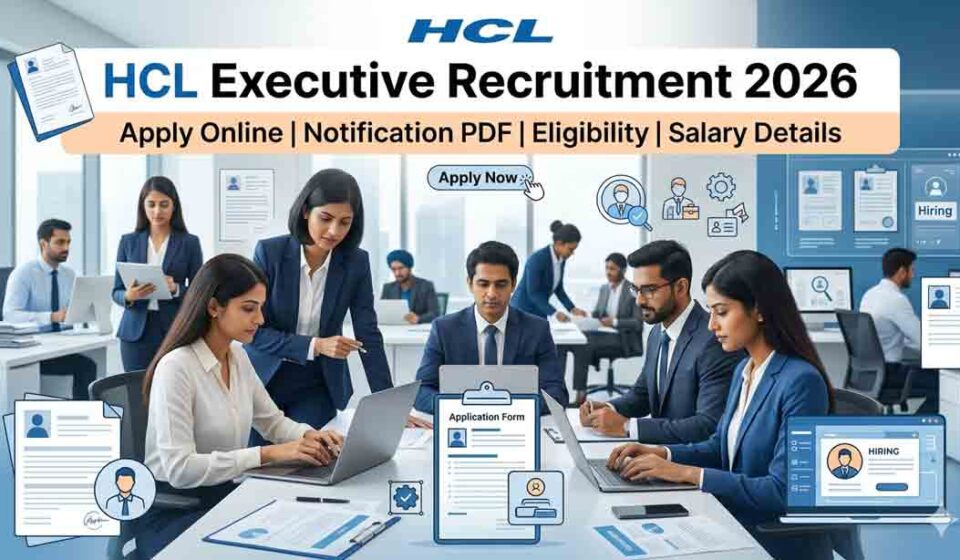HCL Executive Recruitment 2026
