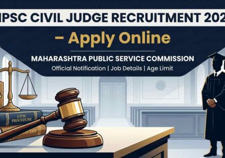 MPSC Civil Judge Recruitment 2026