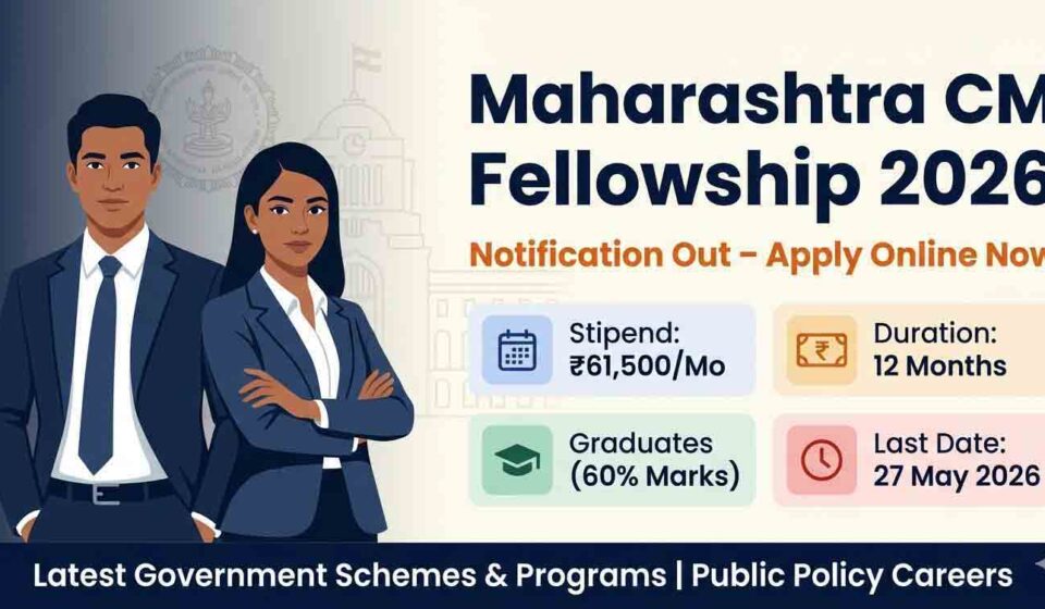 Maharashtra CM Fellowship Program 2026