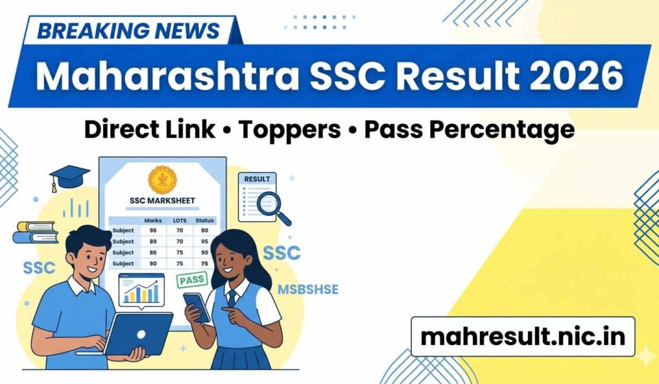 Maharashtra SSC Result 2026