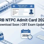 RRB NTPC 10+2 UG Admit Card 2026