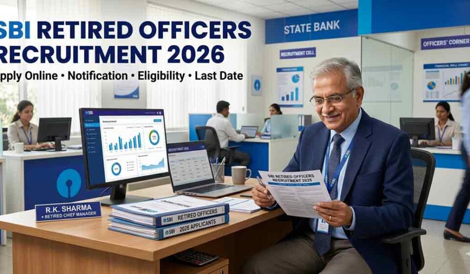 SBI Retired Officers Recruitment 2026