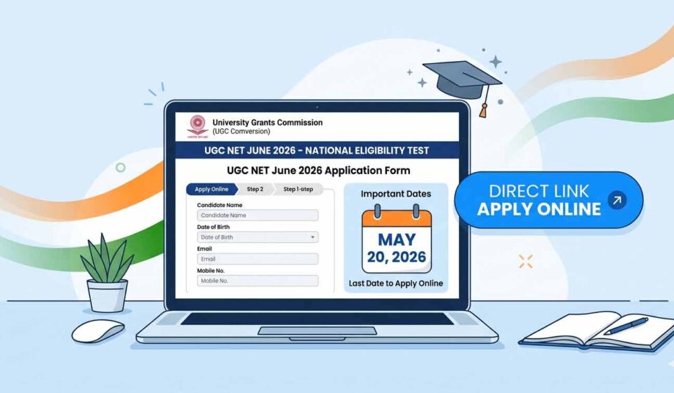 UGC NET June 2026 Application Form