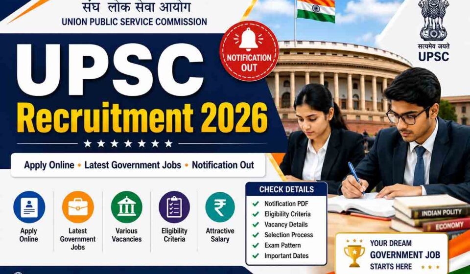 UPSC Recruitment 2026