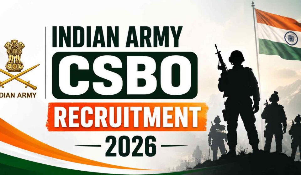 Indian Army CSBO Recruitment 2026
