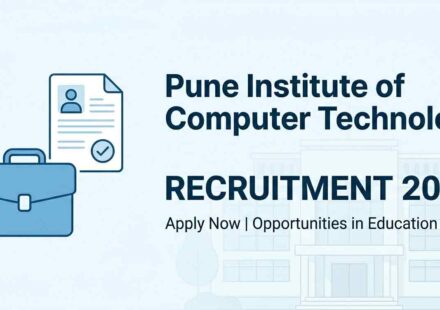 Pune Institute of Computer Technology Recruitment 2026