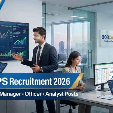 BOBCAPS Recruitment 2026