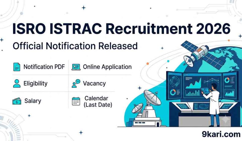 ISRO ISTRAC Recruitment 2026