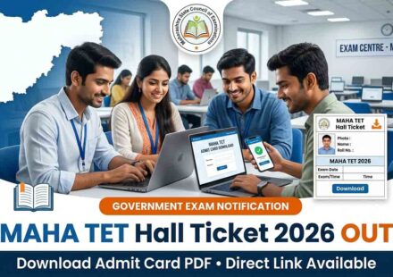 MAHA TET Hall Ticket 2026