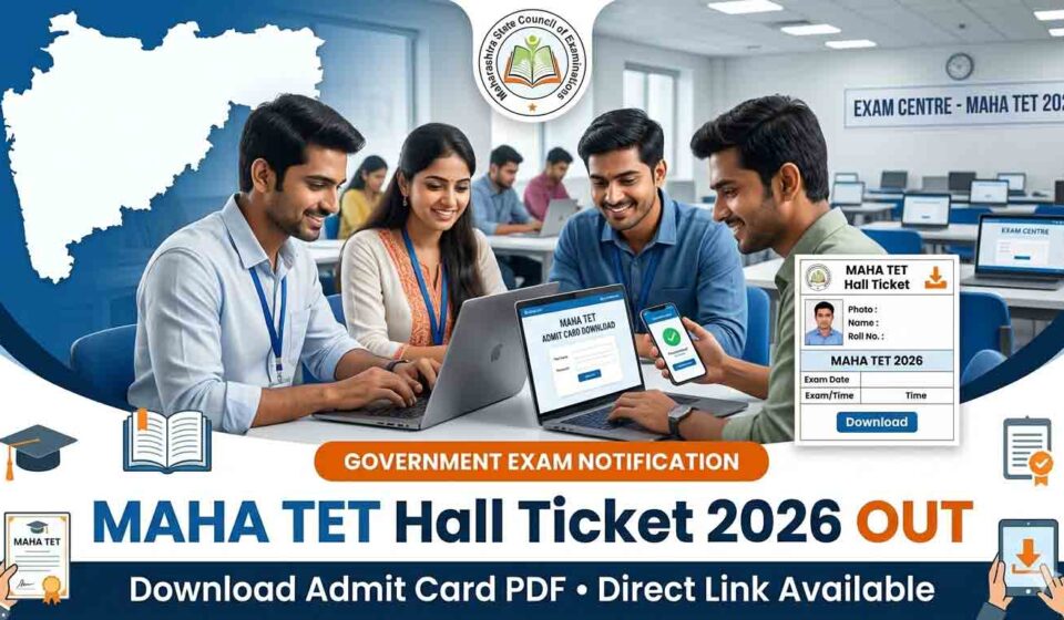 MAHA TET Hall Ticket 2026