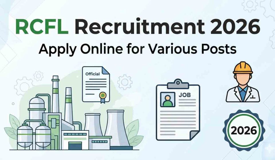 RCFL Recruitment 2026