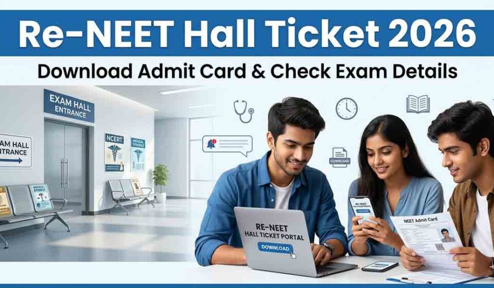 Re-NEET Hall Ticket 2026