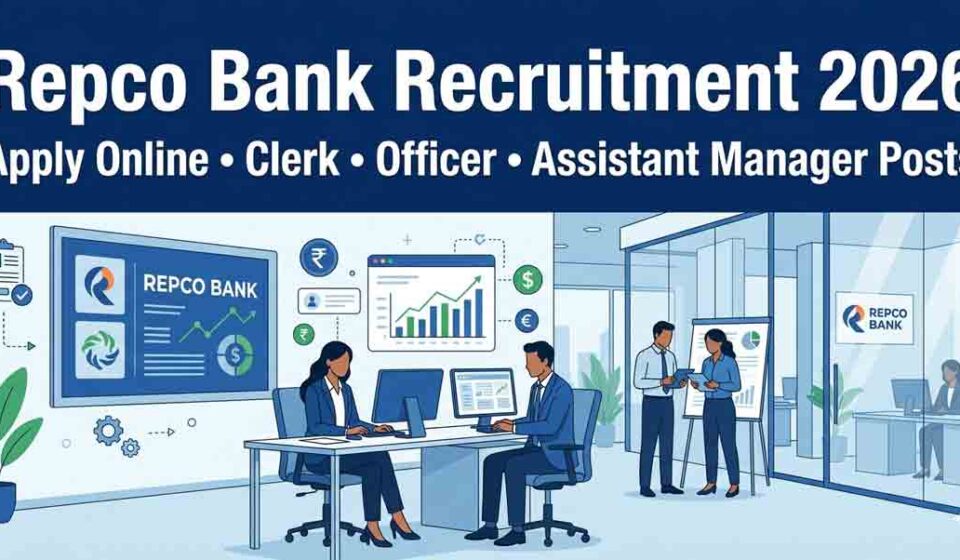Repco Bank Recruitment 2026