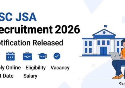 SSC JSA Recruitment 2026