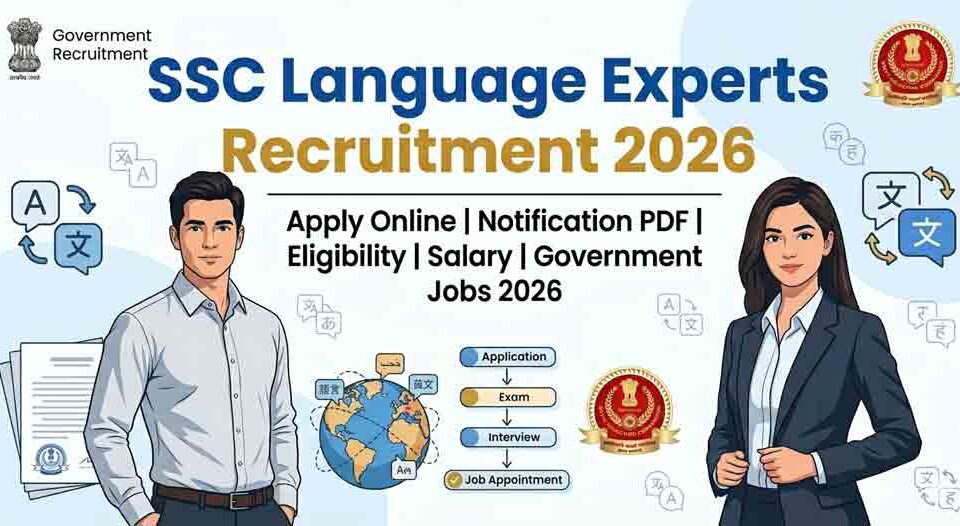 SSC Language Experts Recruitment 2026