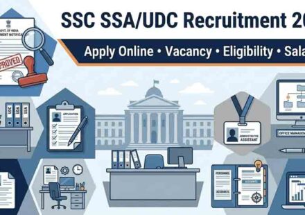 SSC SSA UDC Recruitment 2026