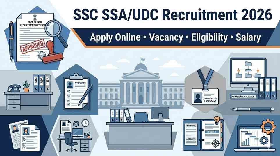 SSC SSA UDC Recruitment 2026