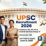 UPSC Recruitment 2026
