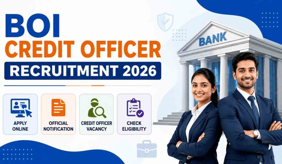 BOI Credit Officer Recruitment 2026