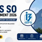 IBPS SO Recruitment 2026