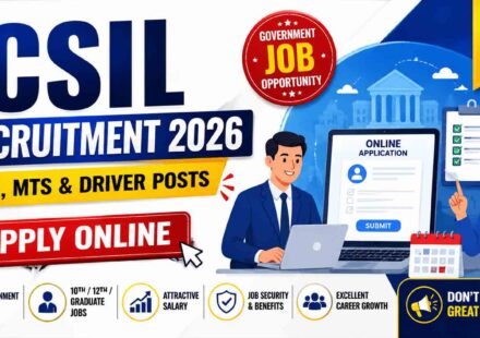 ICSIL Recruitment 2026