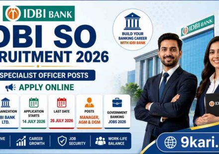 IDBI SO Recruitment 2026