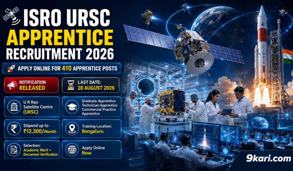 ISRO URSC Recruitment 2026