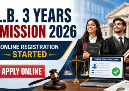 L.L.B. 3 Years Admission 2026