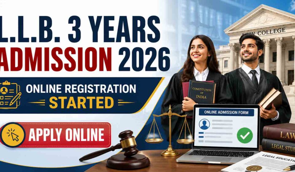 L.L.B. 3 Years Admission 2026