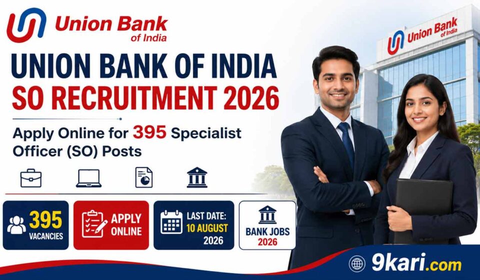 Union Bank of India SO Recruitment 2026