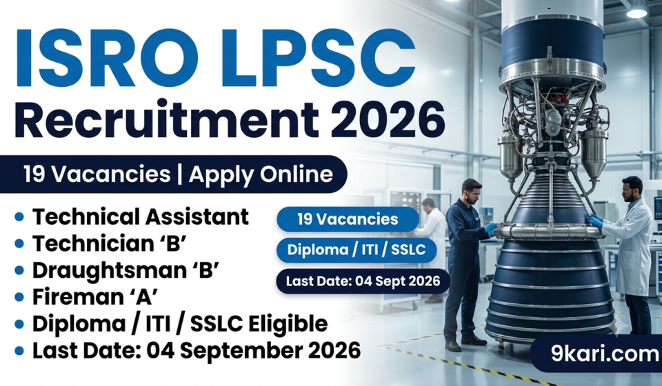 ISRO LPSC Recruitment 2026