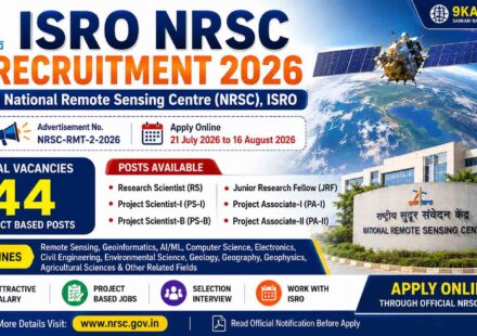 ISRO NRSC Recruitment 2026
