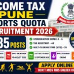 Income Tax Pune Sports Quota Recruitment 2026