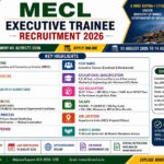 MECL Executive Trainee Recruitment 2026