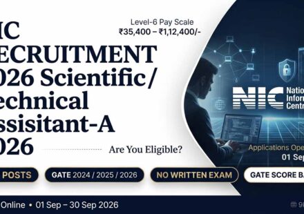 NIC Recruitment 2026